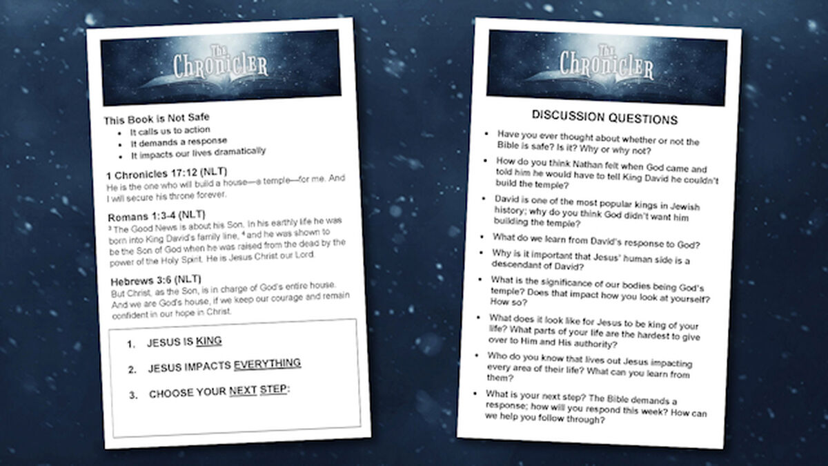 The Chronicler 1-2 Chronicles image number null